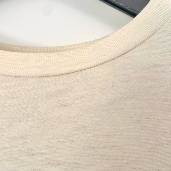 White Tee French Graphic J. Crew "Les jours de la semaine" crewneck Y2K - Picture 10 of 10